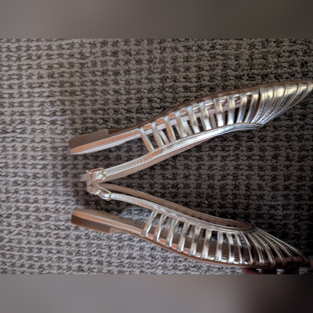 Unisa Silver Strappy Heels